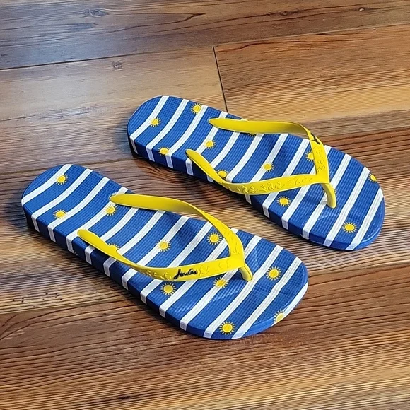 Joules | Shoes | Joules Blue And Yellow Flip Flop Sandals  display picture 3
